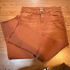 Time and Tru Burnt Orange Jeans